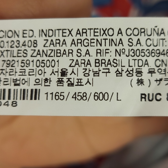 Zara Women's Floral Print Button Front Tie Waist Long Sleeve Midi Dress Large - Picture 10 of 12